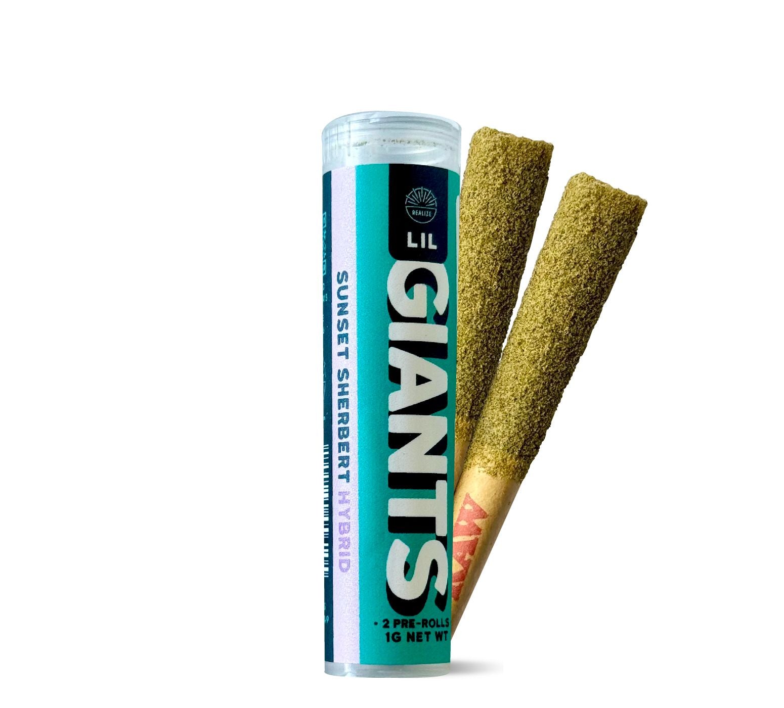 Realize Lil Giants Pre-Rolls, Sunset Sherbert, 0.5g x 2